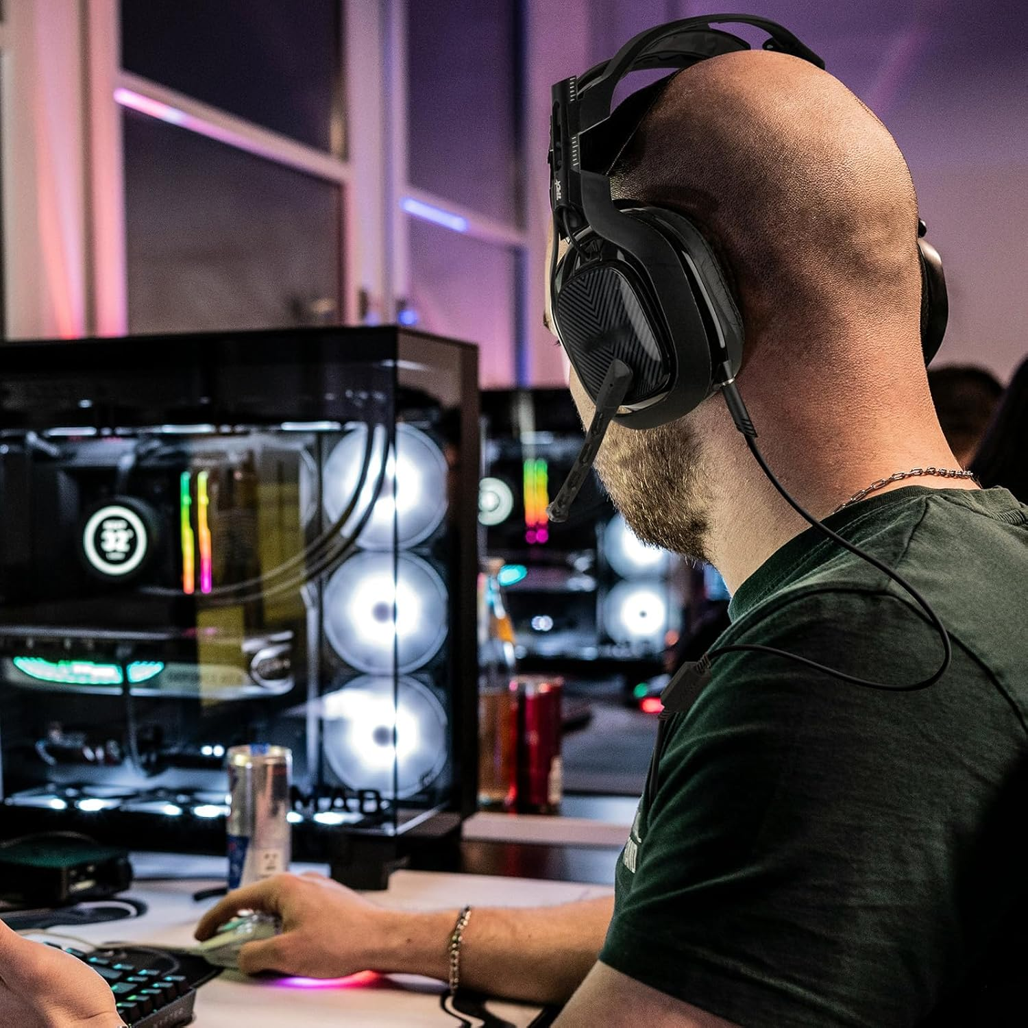 Geekria Gaming Audio Cable Compatible with Astro A40 Tr, A40, A30, A10 Gen 2, A10Gaming, Headset Cable, 3.5Mm Auxiliary Replacement Stereo Cable with Mute Control (6Ft / 2M) image number 2