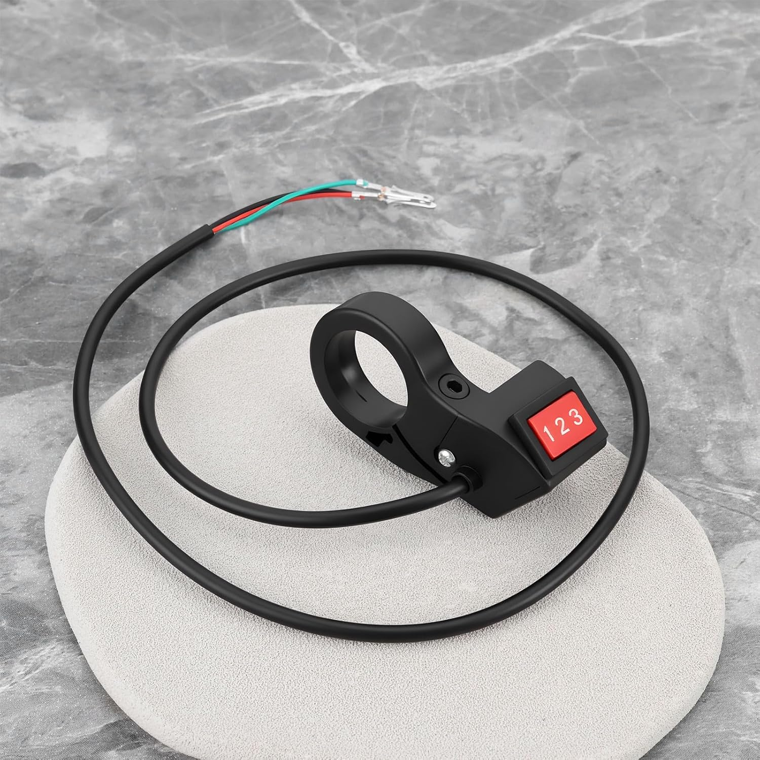 Ecsing 2Pcs 22Mm Handlebar 3 Speed Module Switches for Motorcycle E-Bike Scooters image number 4