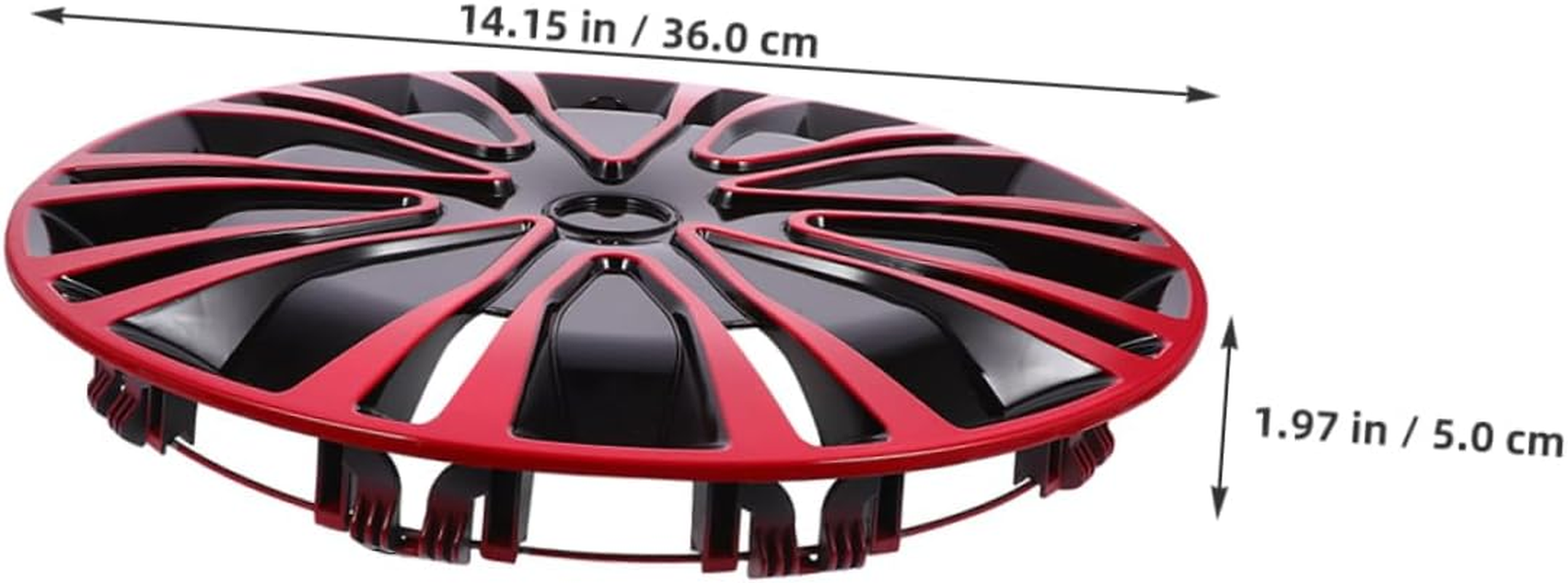 SWOOMEY 2Pcs Car Wheel Covers Hubcap Wheel Cover Replacement for Car DIY Decorative