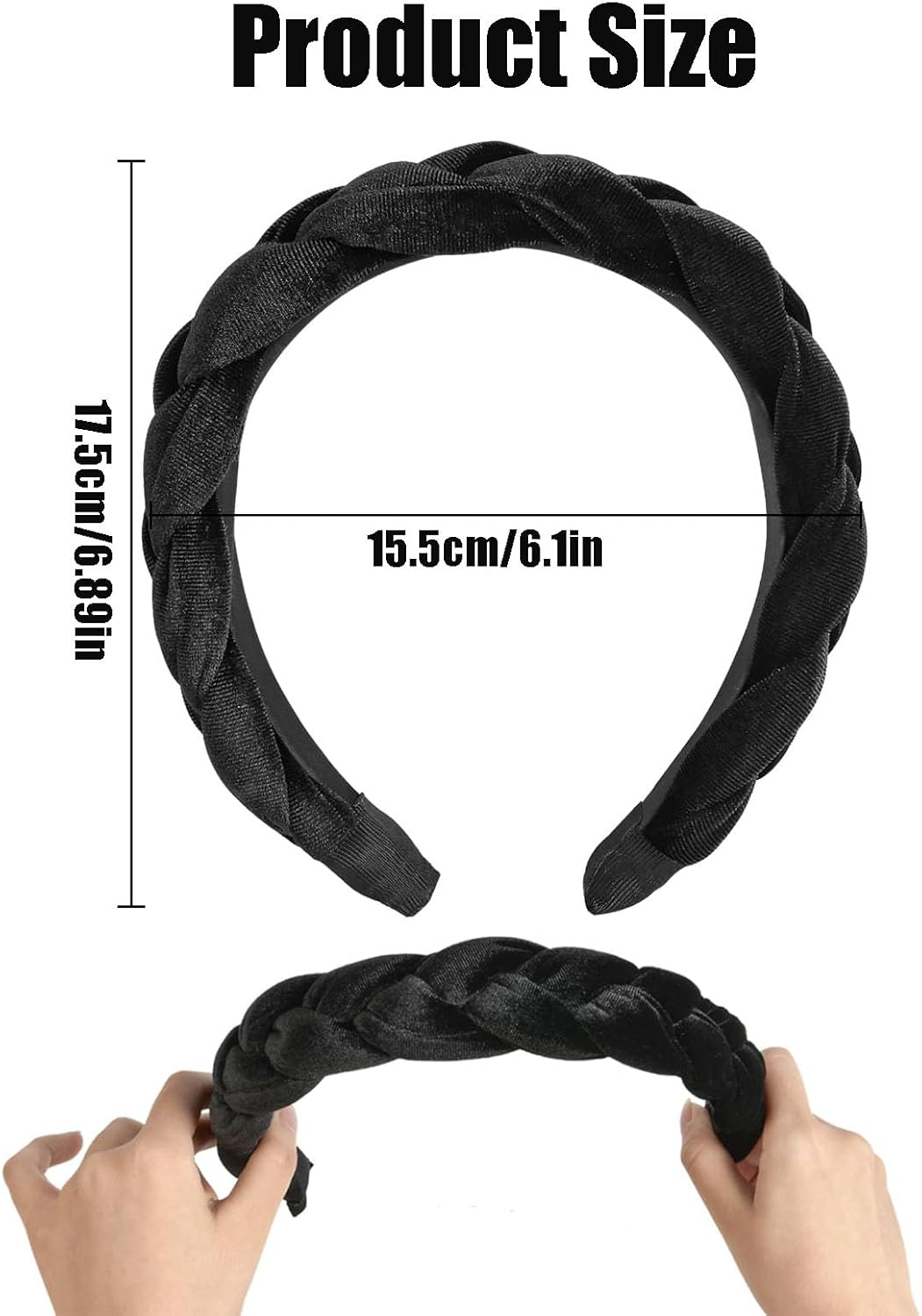 Women'S Velvet Headband image number 6