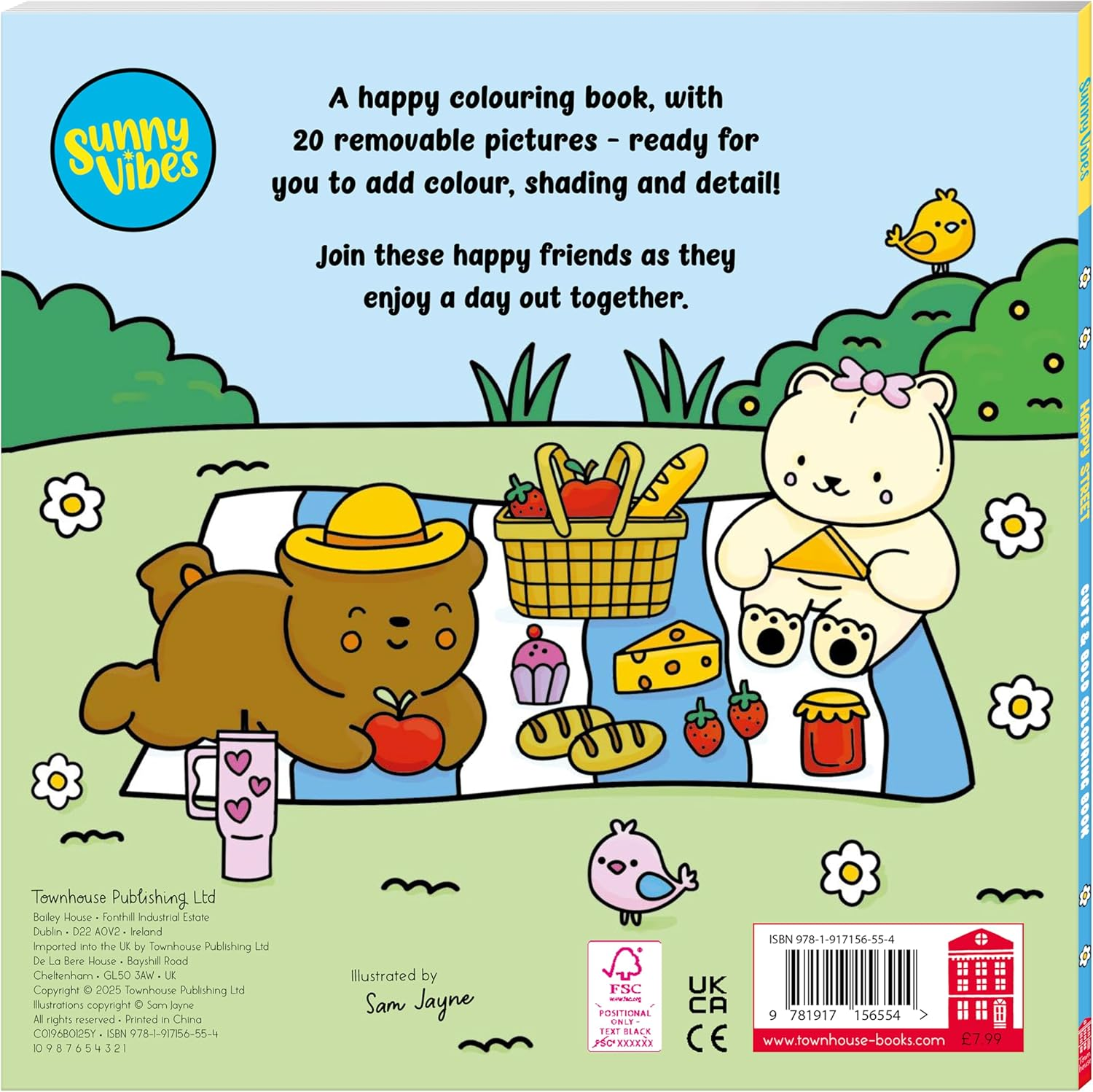 Colouring Book Sunny Day Happy Street &ndash; Simple and Bold Colouring Book with Gatefold & Thick Paper &ndash; Art Activity for Kids Ages 3&ndash;6: 2