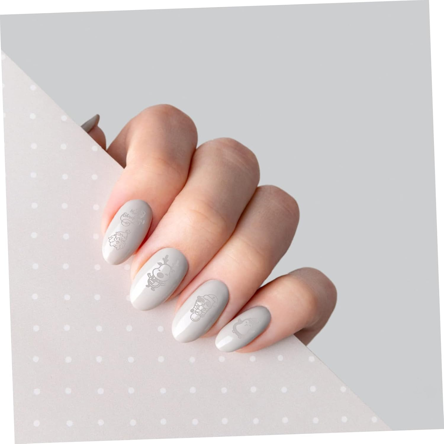 COMPUKAS 1Set Nail Stamping Plates for Creative Nail Art Unique Manicure Supply Reusable Templates for Festivals and Eye-Catching Designs image number 4