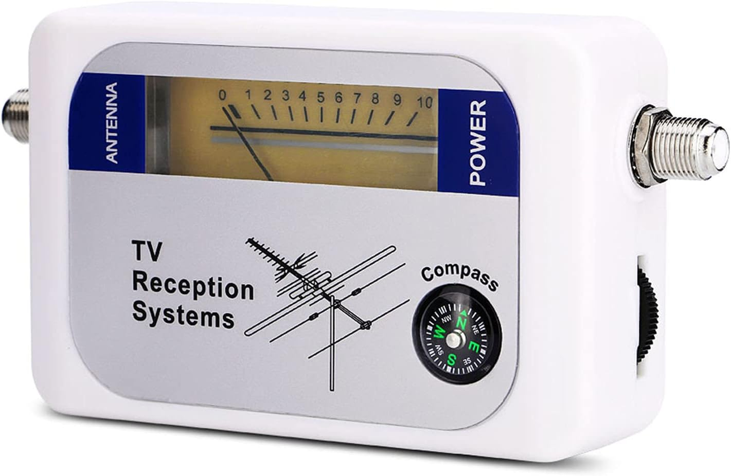TV Meter, Mini Digital Antenna Finder, Terrestrial TV Antenna Strength Meter Detector Receiver, for Remote Satellite Antennas image number 3