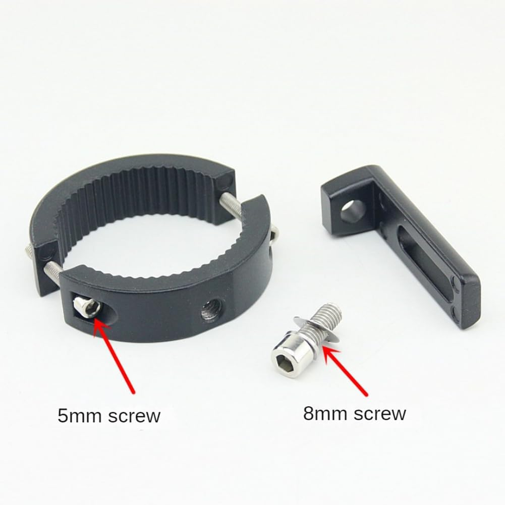 RESFNSE 2Pcs Adjustable Motorcycle Headlight Holder Motorcycle Light Bracket Universal Headlight Spotlight Mount Bracket 20-38MM Easy to Use image number 6