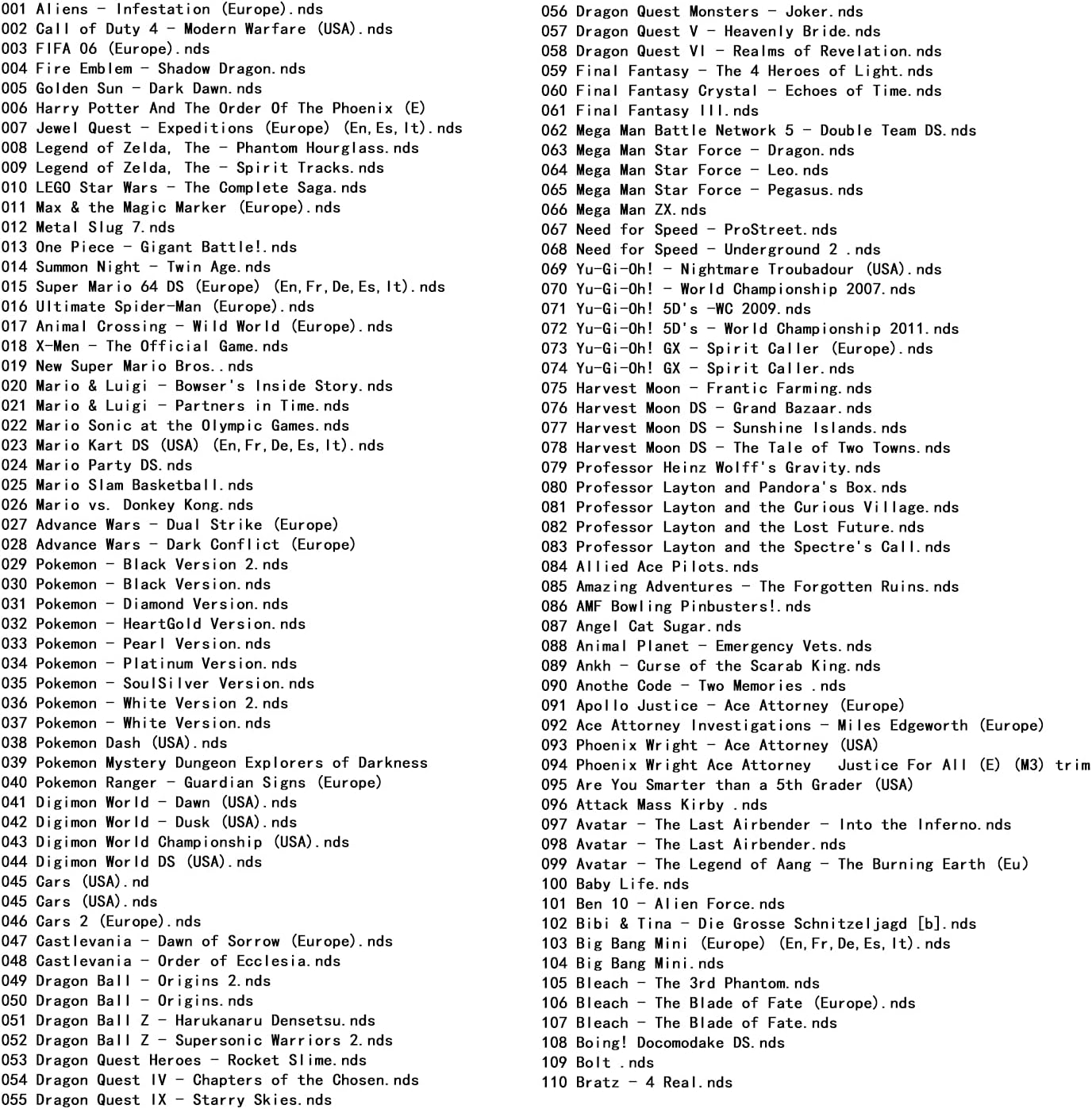 510 in 1 Games DS Games NDS Game Card Cartridge Super Combo for DS NDS NDSL Ndsi 3DS 2DS XL image number 4