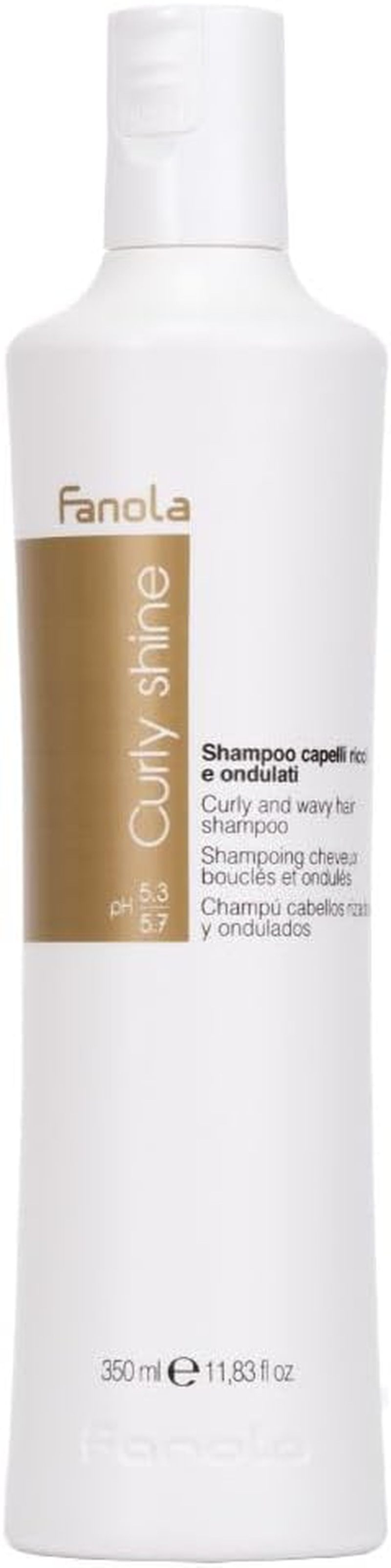 Fanola Curly Shine Curly and Wavy Hair Shampoo image number 1