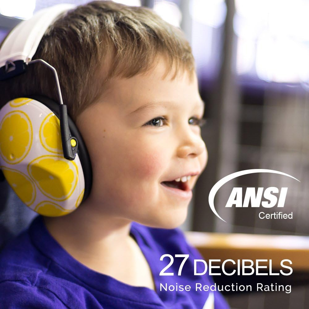 Kids Noise Cancelling Ear Muffs - Toddler Sensory and Autism Hearing Protection Noise Cancelling Headphones image number 1