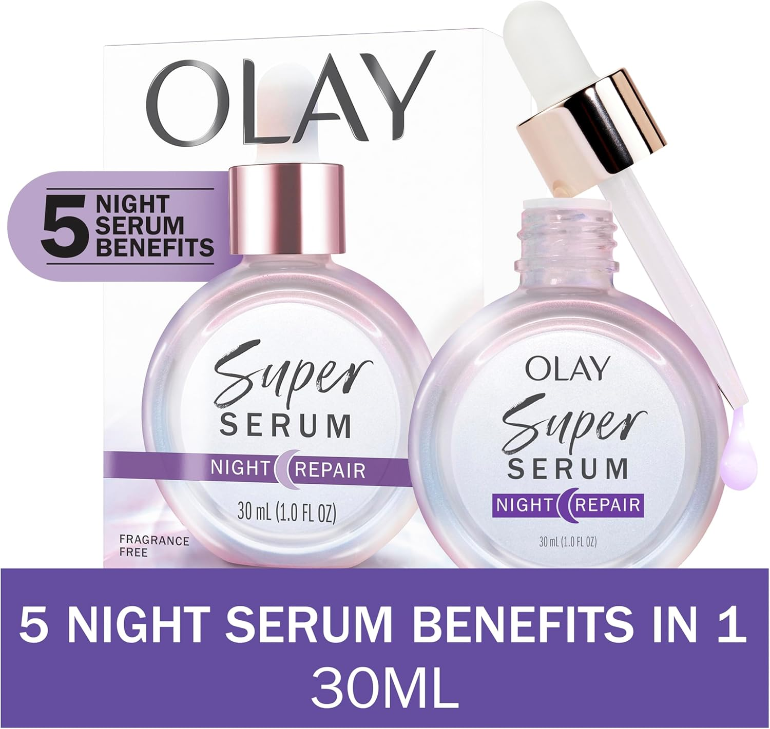 Olay Super Serum Night Repair anti Aging & Brightening 30Ml image number 6