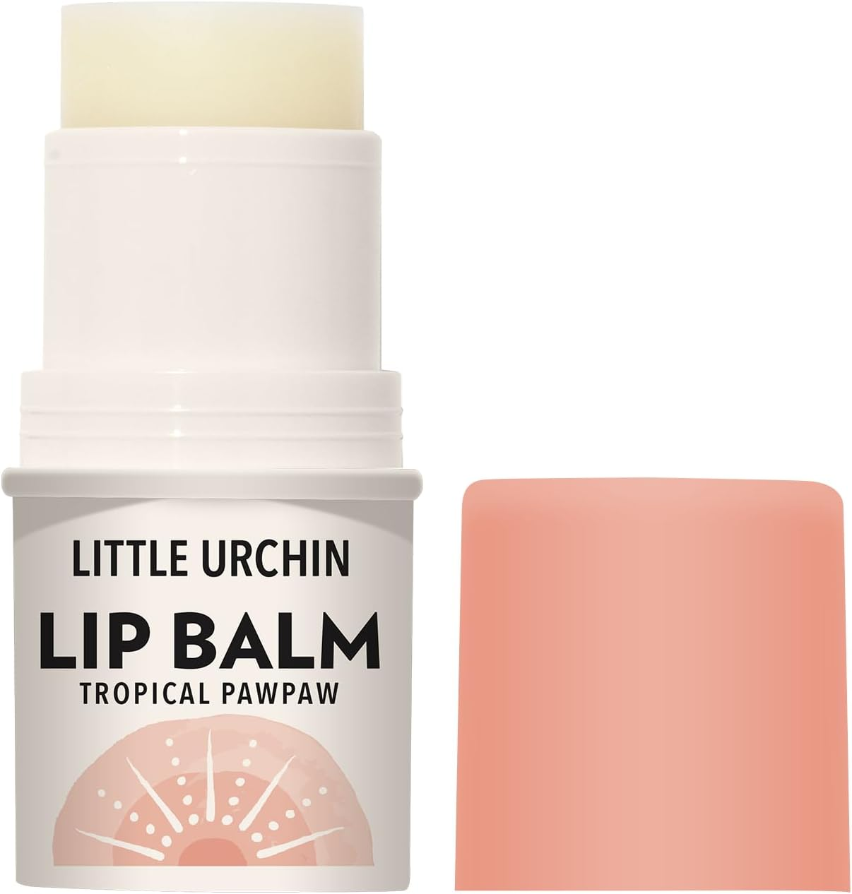 LITTLE URCHIN 100% Natural Lip Balm Tropical Pawpaw 4G &ndash; Lip Care with Beeswax, Coconut Oil, Shea Butter & Vitamin E &ndash; Ultra-Hydrating & Nourishing Lip Moisturiser | Australian Made image number 3