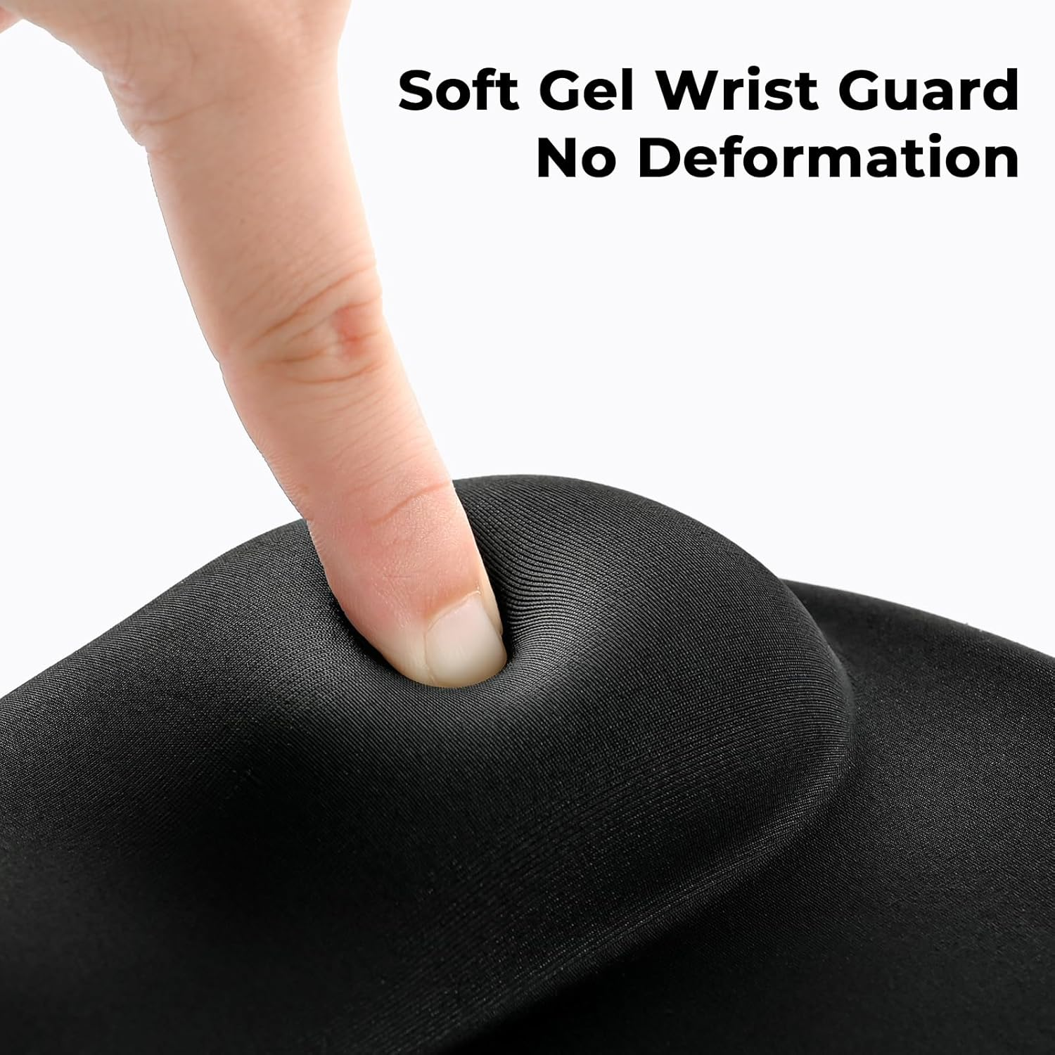 Eoocoo Small Mouse Pad with Wrist Rest, Gel Support Pain Relief Central Groove Design Ergonomic Mousepad for Office & Gaming, Desk Mat with Non-Slip Base, Portable Washable Mouse Pad, Desk Accessories image number 3