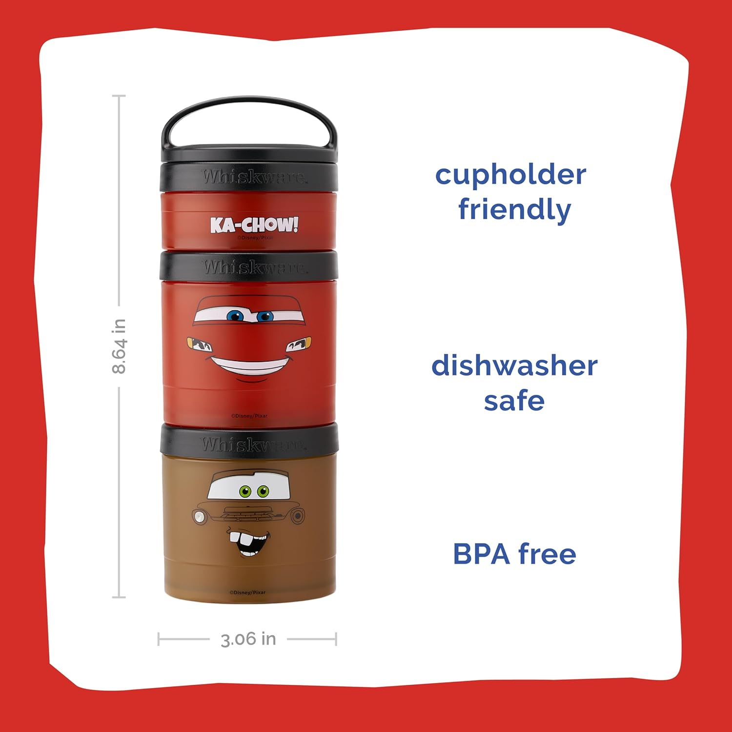 Whiskware Snack Container, 1 Cup, White image number 4