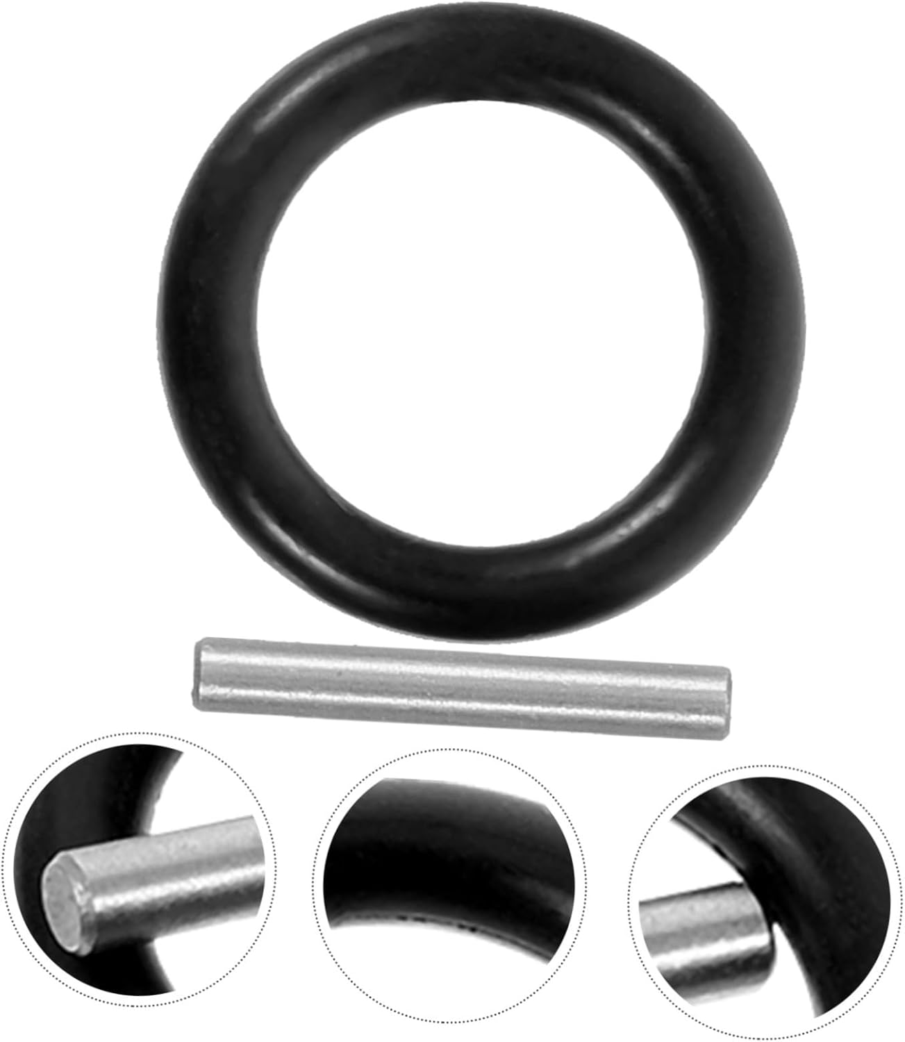 WHAMVOX Electric Wrench Socket Retainer -Ring 6 Sets Sturdy Drive Retaining Pin for 8-19Mm Sockets Compatible Torque Multiplier Wrench Tools image number 2