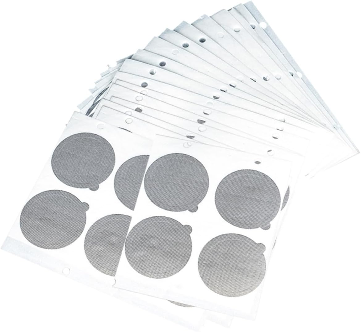 VICASKY 100Pcs Reusable Seal Sticker Capsule Cup Film Aluminum Espresso Lids Sealing Film for Capsule Powder Aluminum Foil Cup for and Coffee image number 6