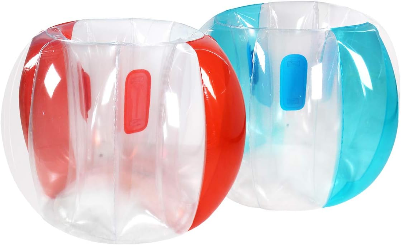 Sunshine-Mall Bubble Balls for Kids,Inflatable Buddy Bumper Balls Sumo Game Kids Soccer Ball Giant Human Hamster Knocker Ball Body Zorb Ball for Kids & Adults Outdoor Team Gaming Play.(2Pcs 36Inch) image number 4