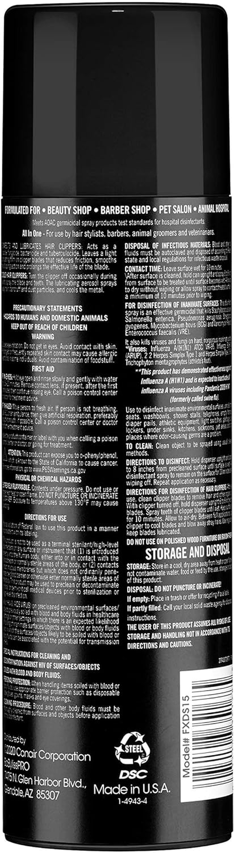 Babylisspro All in One Clipper Spray, 458 Ml