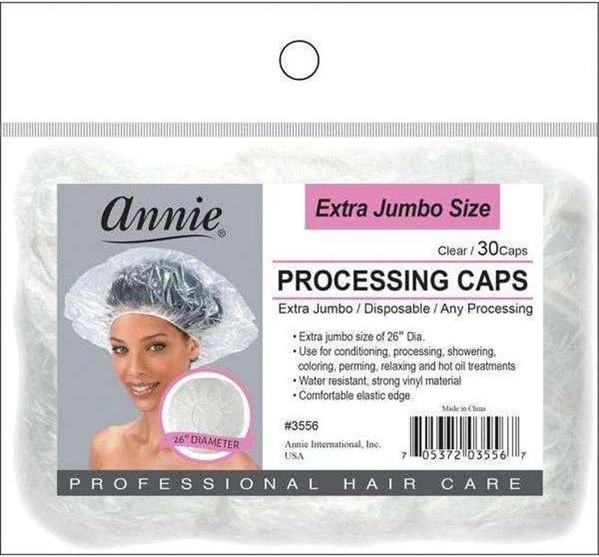 Annie Extra Jumbo Size Processing Cap 30Pc