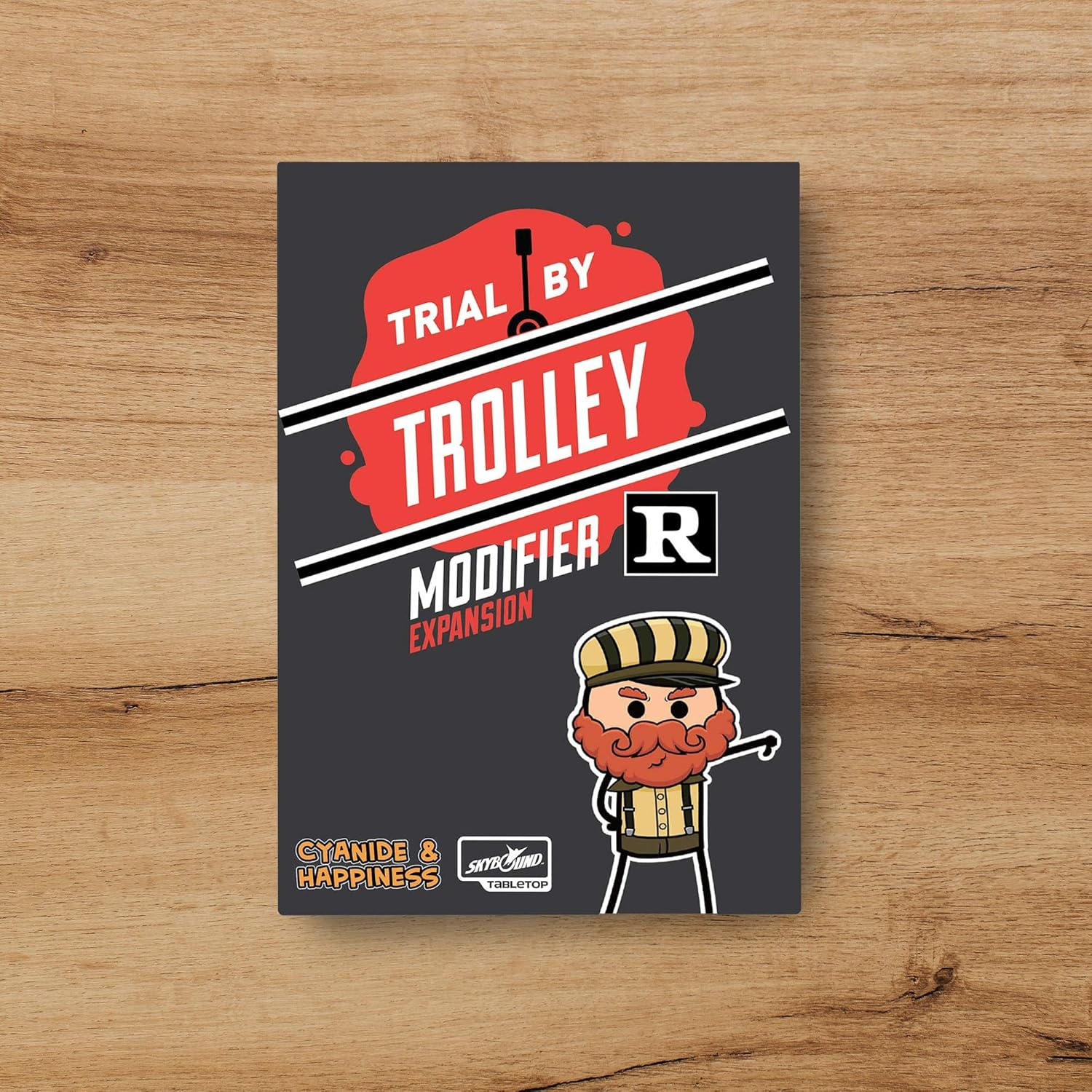Skybound, LLC Trial by Trolley R Rated Modifier Expansion Card Game, Multicolour, 1 image number 5