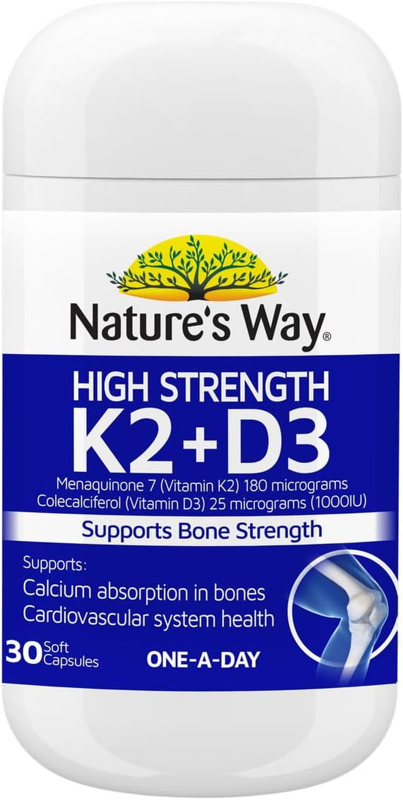 Nature'S Way Vitamin K2 + D3 30 Capsules