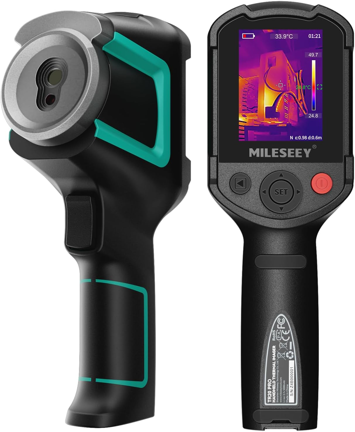 Mileseey TR20 Pro Thermal Imaging Camera, Handheld Infrared Imager with 320 X 240 Resolution, 50Hz Refresh Rate, Dual-Camera Handheld Infrared Thermal Imager Supporting PC Software Analysis image number 1