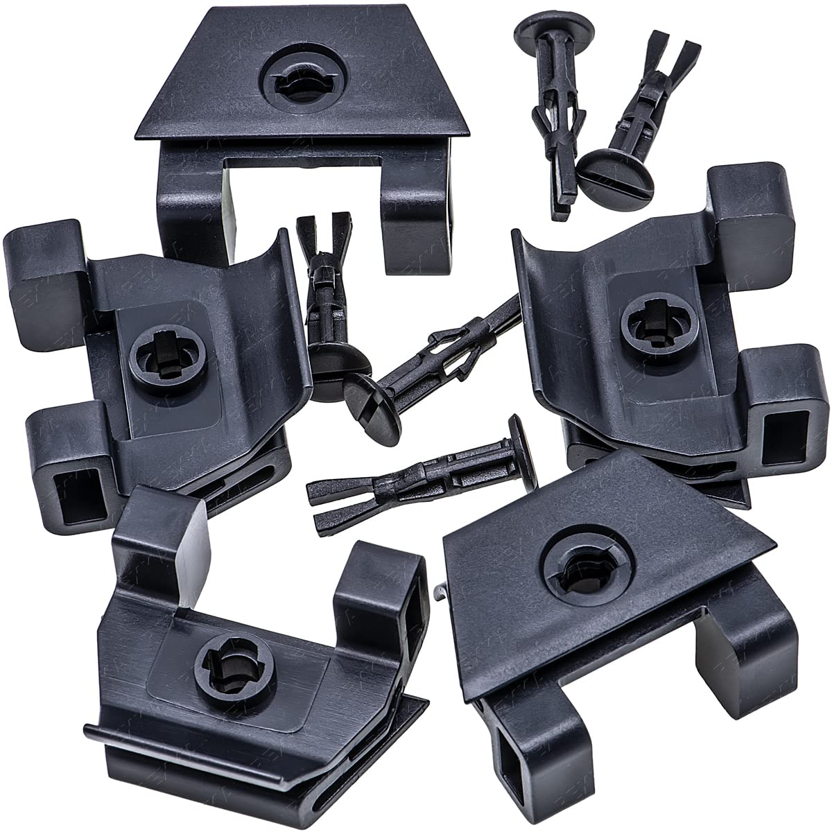 Rexka 5 Sets Front Bumper Cover Clips and Pin Retainer Fasteners for Toyota Lexus 47749-50090 53879-30040 Camry Avalon Ct200H Es300H ES350 GS350 RX350 Rx450H Hs250H image number 1