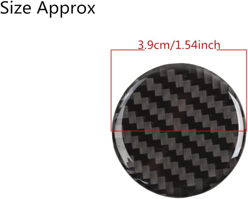 YOCTM Carbon Fiber Car Accessories Compatible with Jeep Grand Cherokee 2014-2021 Central Multimedia 4WD Switch Knob Cover Auto Interior Decor Trim 1 Pack image number 6