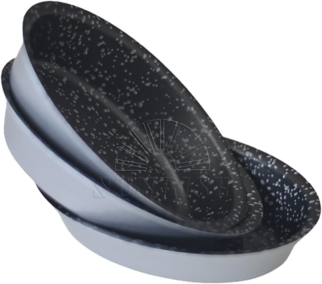 Leccesi Pasticciotto Leccese Pasticciotto Leccese Aluminium Baking Mould with Non-Stick Coating in Stone Look 100% Made in Italy Size 10.5 X 7 Cm (9)