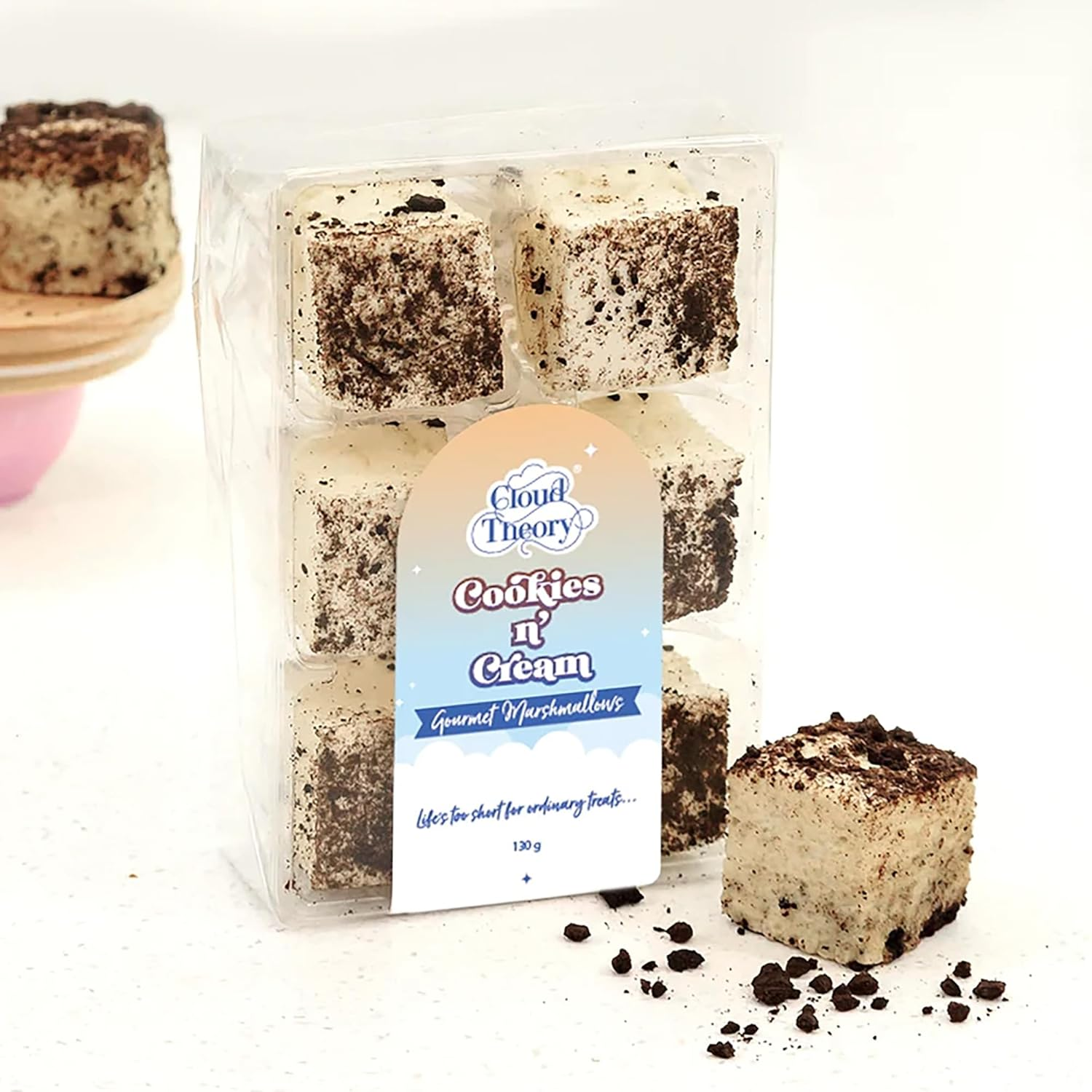 Cloud Theory Cookies N' Cream Gourmet Marshmallow &ndash; 6 Pcs Tray image number 4