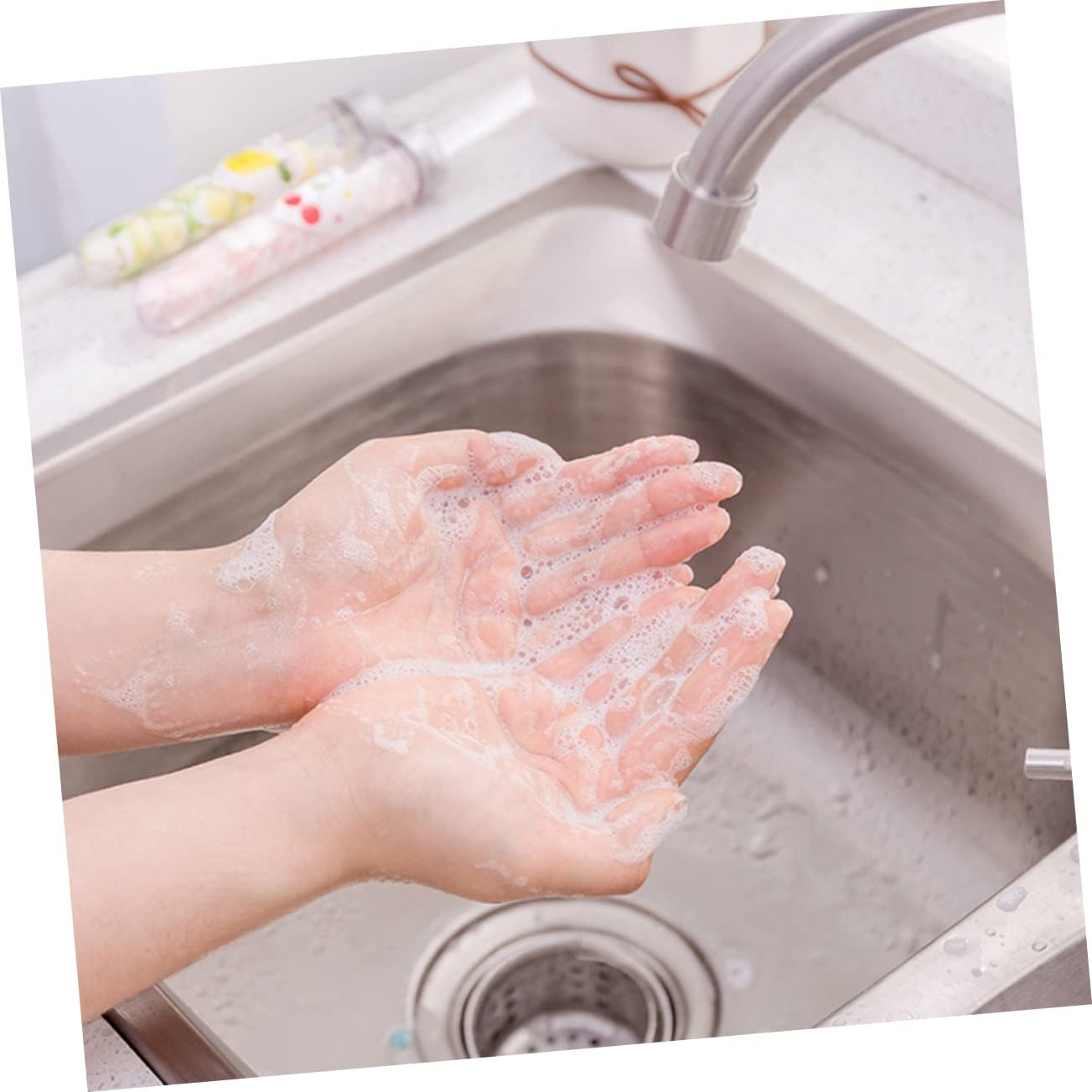 Parliky 12Pcs Portable Soap Paper Sheets Eco-Friendly Disposable Soap Flakes for Hand Washing Travel and Outdoor Activities Random Patterns for Easy Cleaning