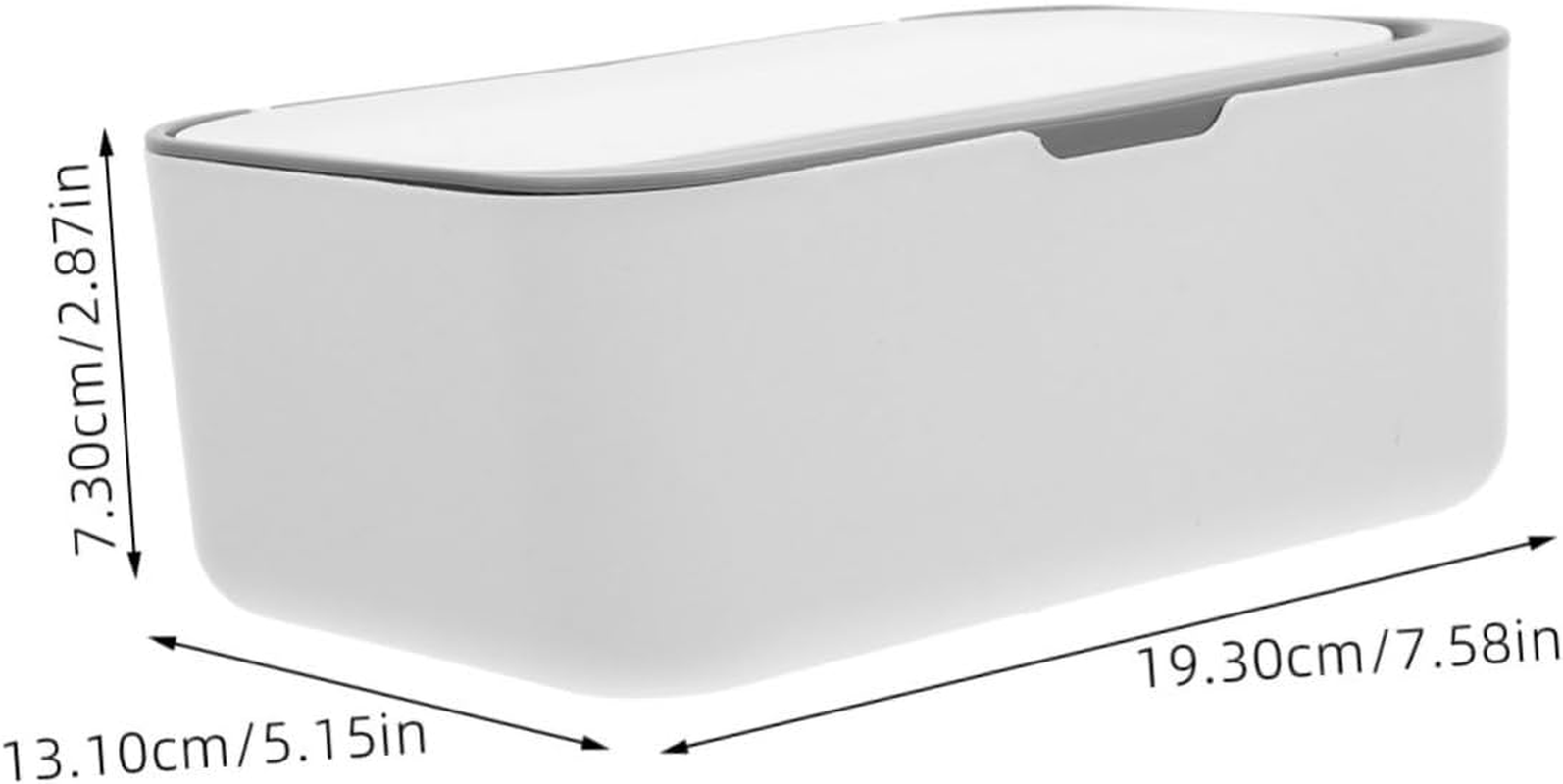 DOITOOL Elegant Desktop Tissue Box Facial Tissue Dispenser Refillable Wipes Container for Home Office School image number 3