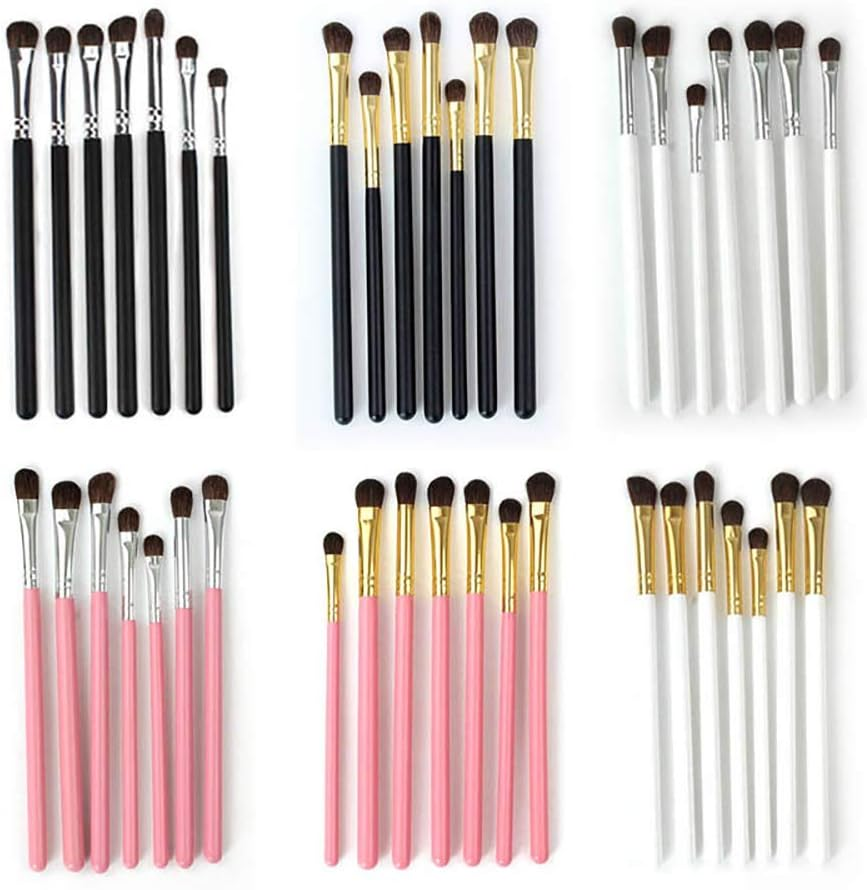 7 Pcs Makeup Brusheseye Shadow Brushesbeauty Toolseye Makeup Brusheseasy to Clean image number 2