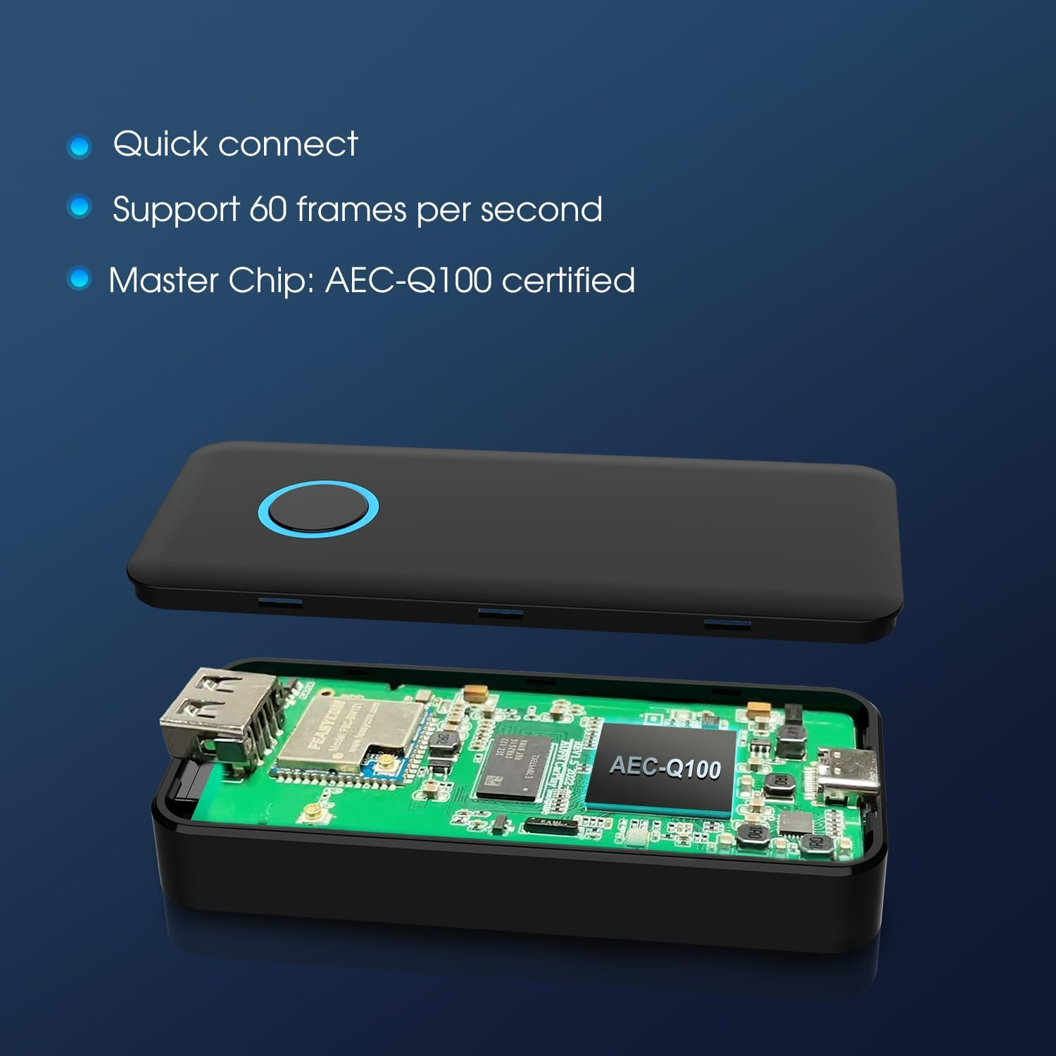 Wireless Carplay Adapter USB, 2023 Newest Fastest Apple Android Carplay Wireless Dongle for Iphone, 5.8Ghz Wifi, Easy Plug and Play Setup,For Cars with Carplay Function, Audi/Porsche/Opel/Volvo/Etc image number 4