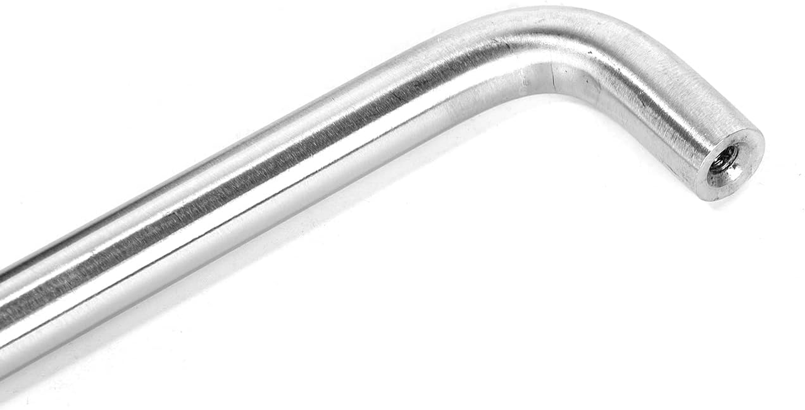 Ruimou 2Pcs Cabinet Pull,Cabinet Hardware,6.29''(160Mm) Center to Center, Stainless Steel Solid Handles with Screws for Kitchen Cabinet,Furniture Drawer Pulls (Curved Type Silver Pulls) image number 4