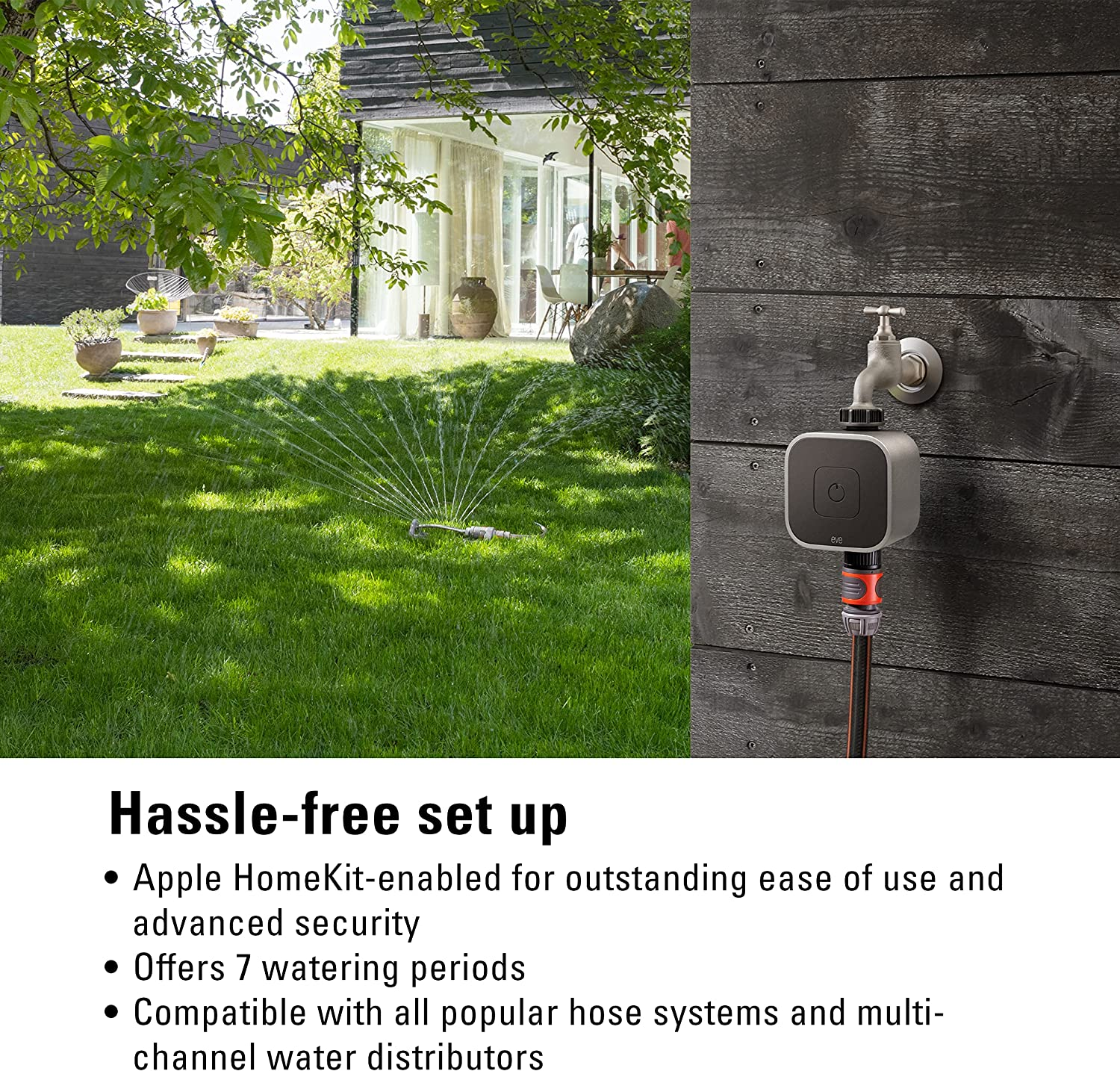 Smart Gardening Set - Eve Aqua (Apple Home) & Smart Indoor Plug Eve Energy (Matter) - Requires Thread Border Router image number 5