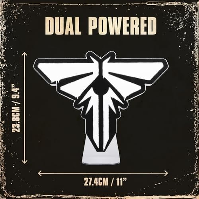 The Last of Us Firefly Light - Officially Licensed Movie Logo Light, Game & Living Room Decor and Gift, Neon Firefly Room Accessory and Nightlight for Fans of TV Show | Paladone image number 6