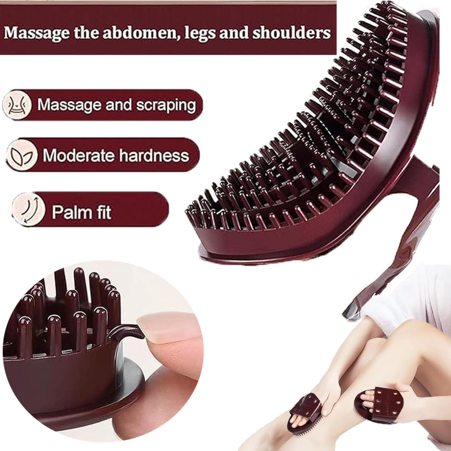 2Pcs Beauty Salon Meridian Brushes,Beauty Salon Custom Meridian Brushes,Meridian Brush Massage Brush,Meridian Brush Meridian Scalp Massage Brush,Beauty Salon Massage Brush Custom Meridian Brush image number 1