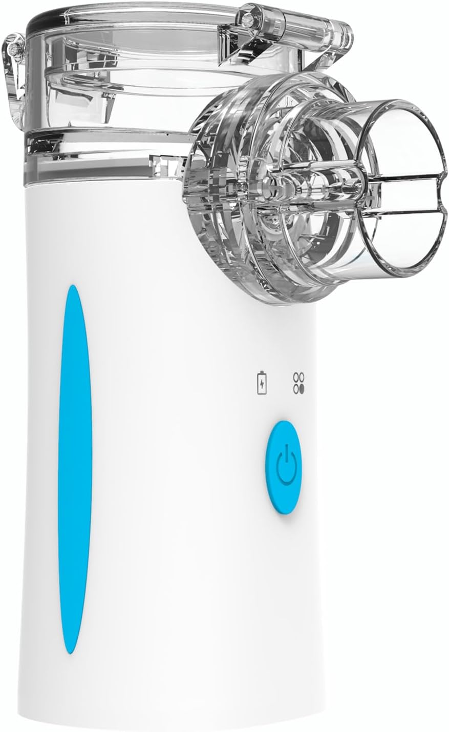 Ultrasonic Nebulizer, Portable Rechargeable Nebulizer, Handheld Nebulizer of Cool Mist, Ultrasonic Mesh Nebulizer Three Modes