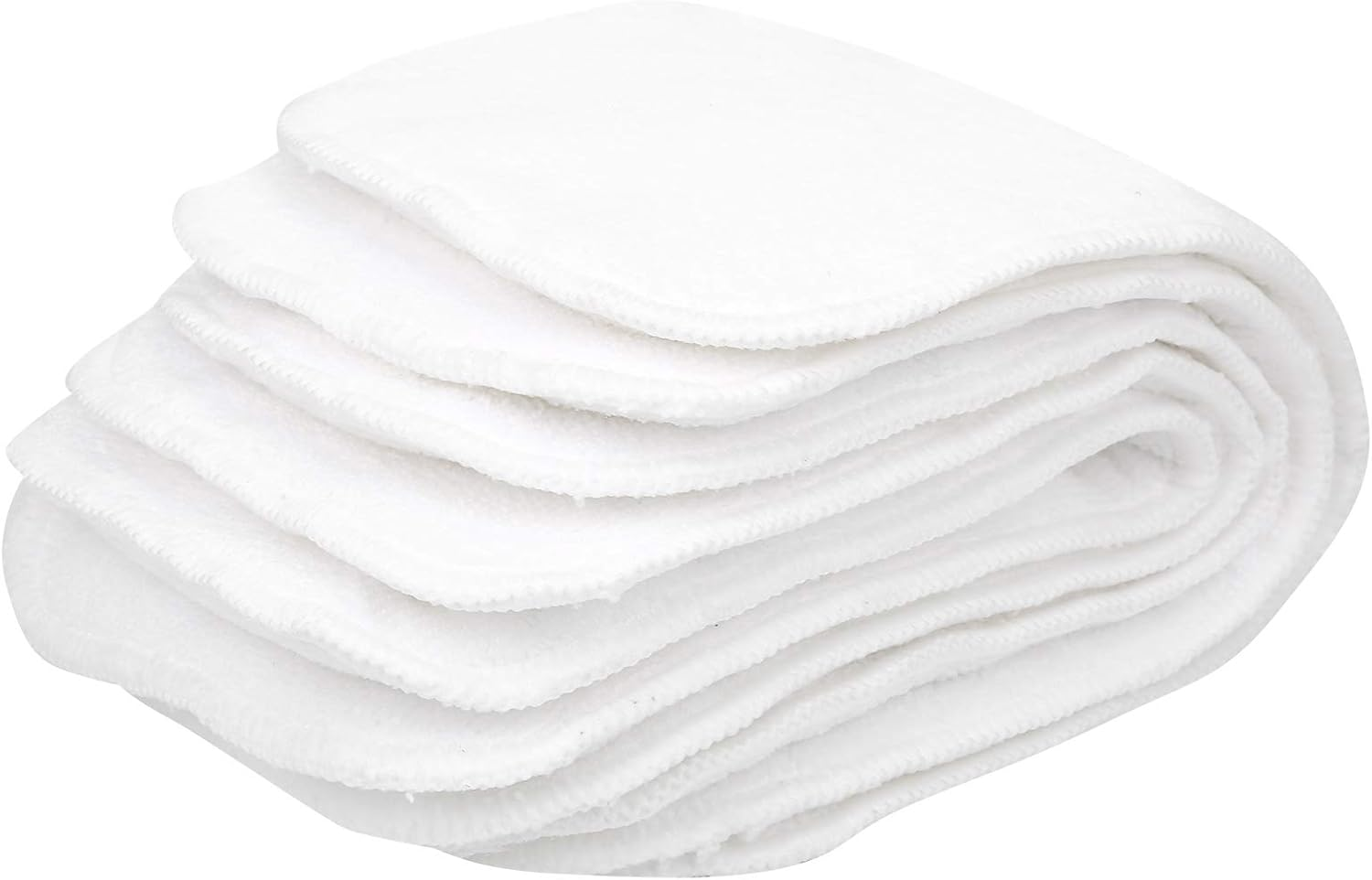 Inserts for Microfiber Babies for Diapers Fabric, Coating Reusable Diapers Super Soft, Package 5 (Five Pieces per Pack 35 * 13.5Cm) image number 4