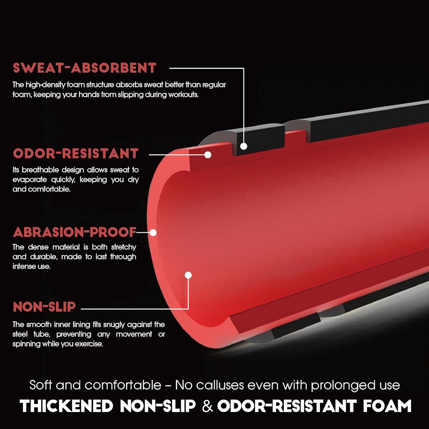 FITNESS MASTER Pull up Chin up Bar Doorway Horizontal Home Gym Workout 65-100CM image number 5