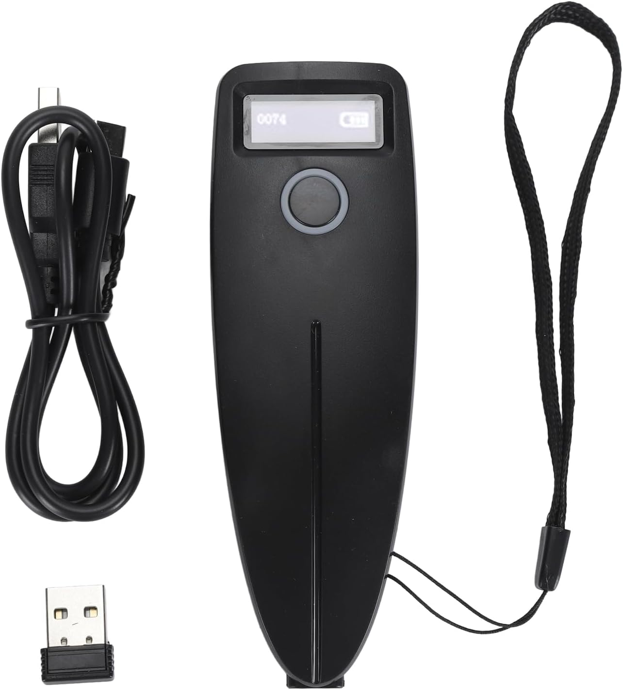 Mini 2D Portable Barcode Scanner Fast and Accurate for Office Warehouse Inventory, 1100Mah Battery, ABS Material image number 4