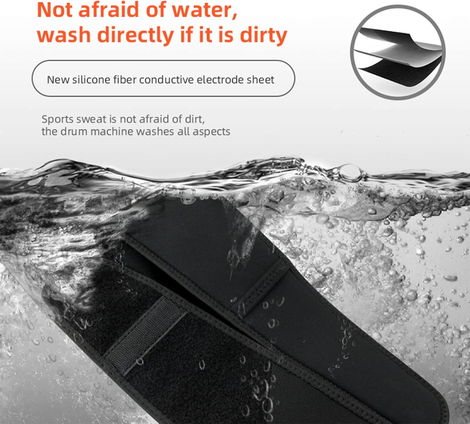 Abdominal Training Belt for Men Women, Wandiory Ab Fitness Workout Portable Equipment for Home Office, 24"-55" image number 4