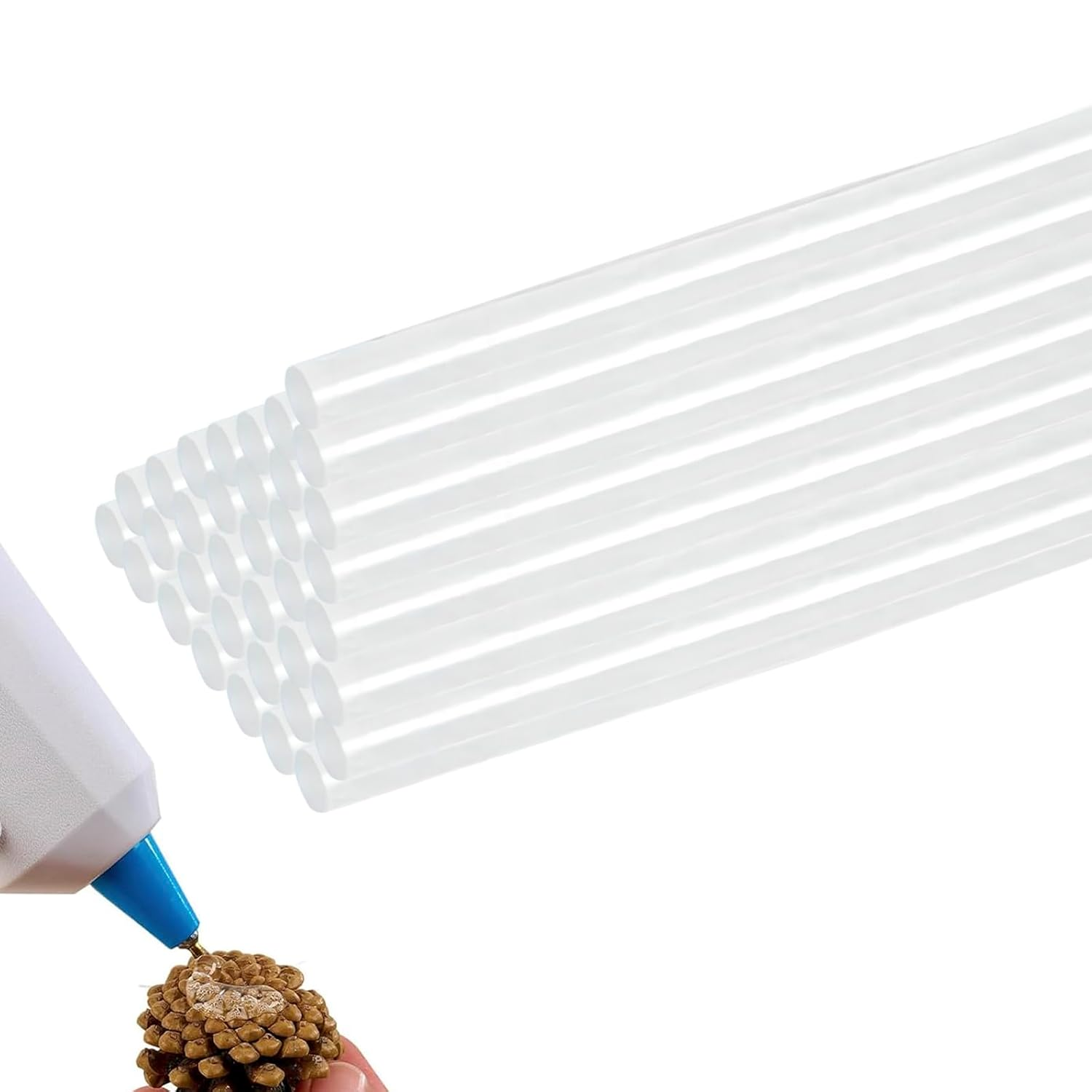 35PCS Hot Melt Glue Sticks Mini Glue Sticks for Mini Glue Guns DIY Crafts Seals Holiday Decorations(7X300Mm) image number 5