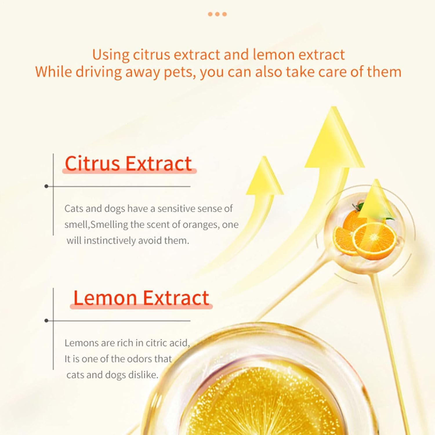 Spray to Keep Cats off Furniture - Indoor Outdoor Pet Block Furniture Spray,Gentle Cat Behavior Training Tool Mattress Protector Solution for Wood Fabric image number 5