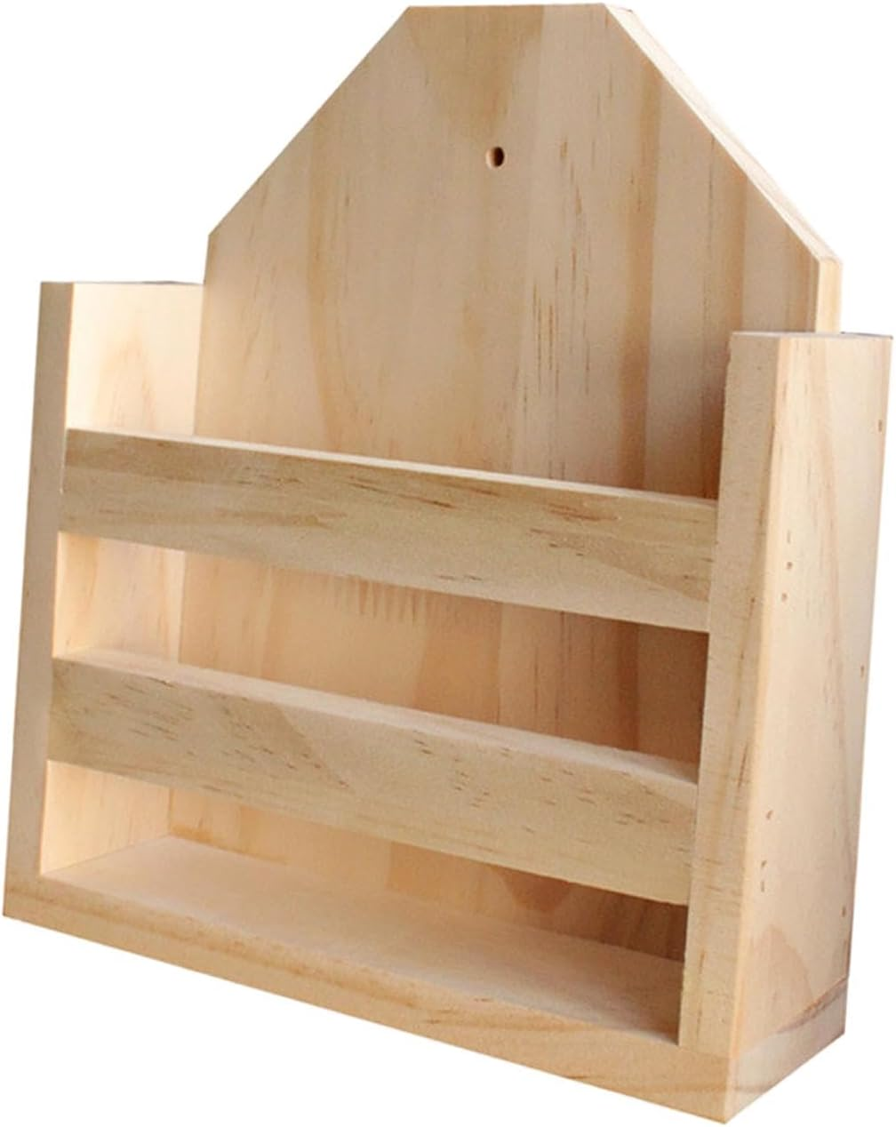 Fenteer Rabbit Hay Feeder Rack, Wooden Grass Dispenser, Small Animals Feeding Holder for Cage Bunny image number 3