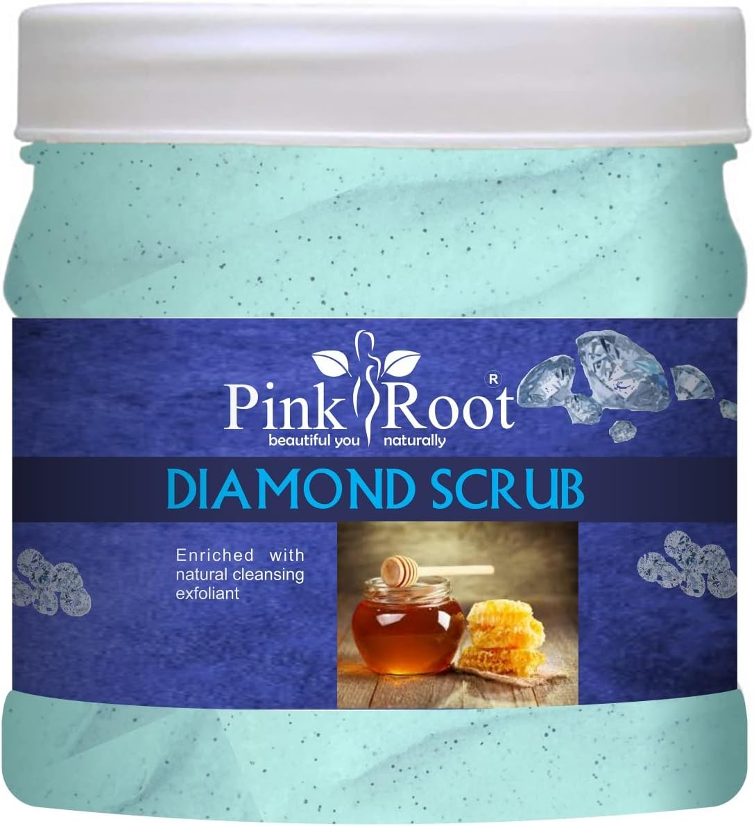 Pink Root Cucumber Scrub 500Gm with Diamond Scrub 500Gm