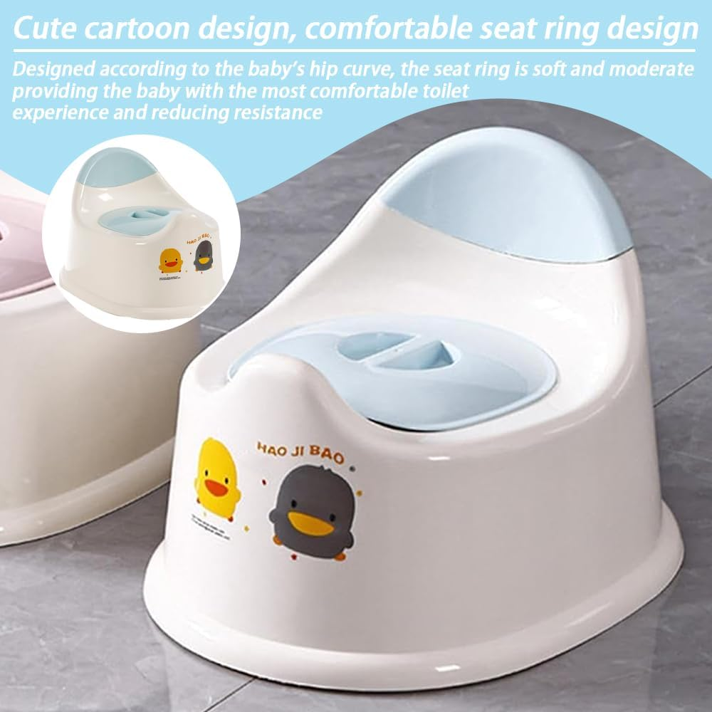 Potty Training Toilet, Potty Toilet Potties, Potty Training Seat, Toddler Potty Chair, Potty Training Toilet Chair with Lid, Ergonomic Baby Potty, Easy to Carry as Travel Potty for Kids 1-6 Years image number 5