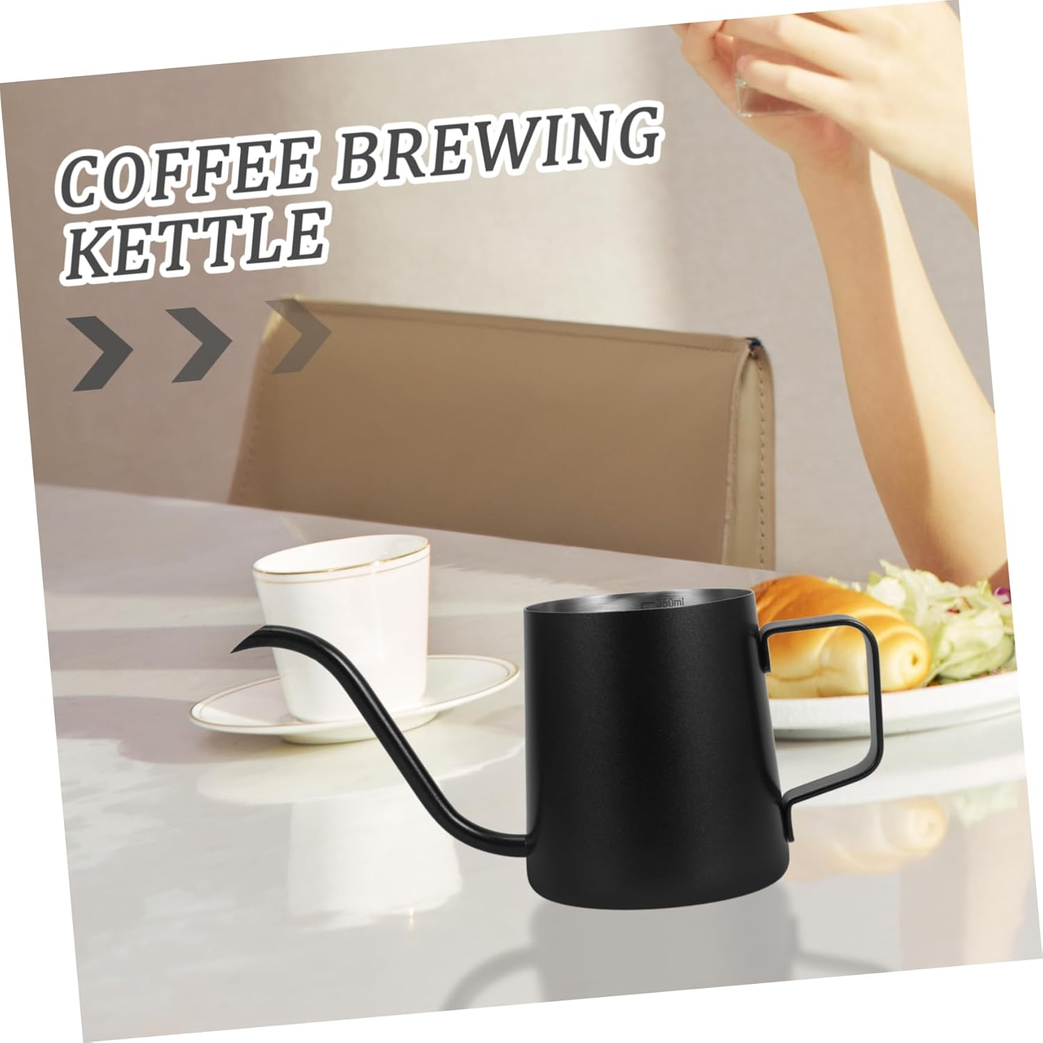 PHENOFICE Hand Brewing Kettle Long Spout for Coffee Drip Kettle Stainless Steel Pot for Tea Needs at Home image number 6