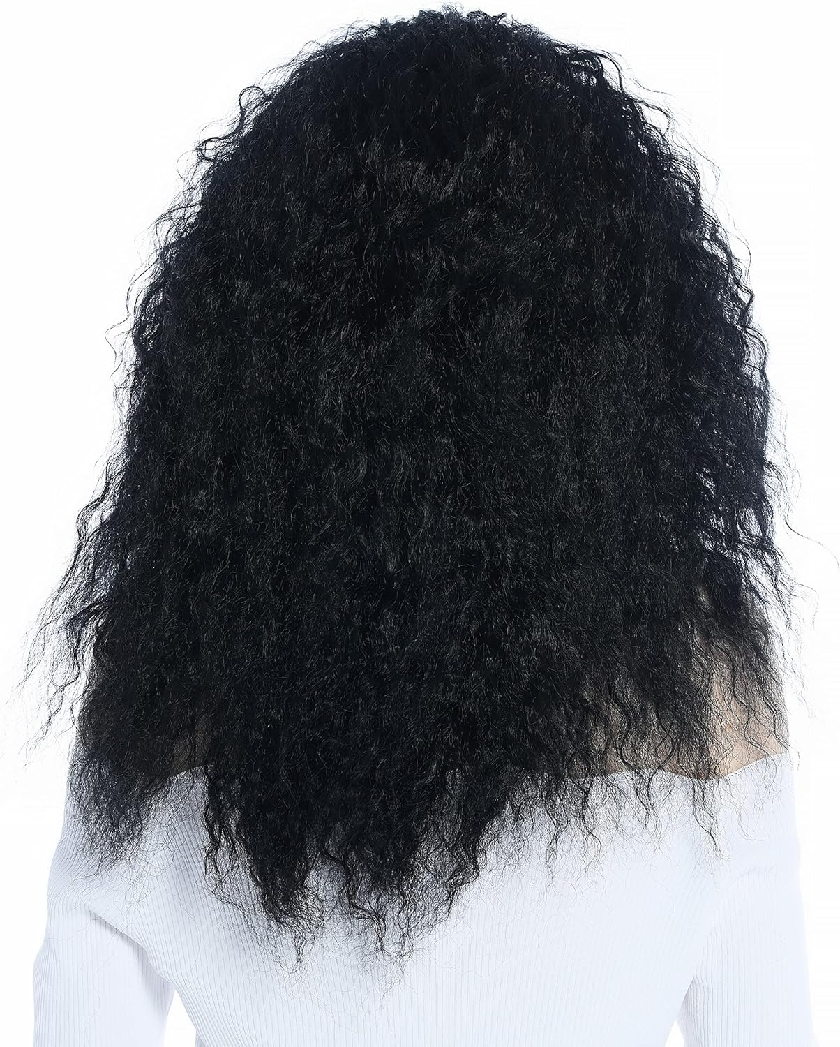 WIG ME up - ZM-1022-1 Women'S Wig Long Voluminous Frizzy Crepe Curls Black Caribbean Look image number 4