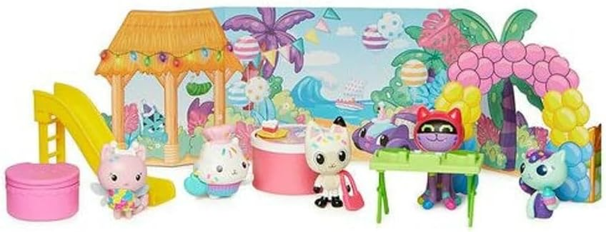 Gabby'S Dollhouse Pandy Paws' Birthday Figure Set image number 2