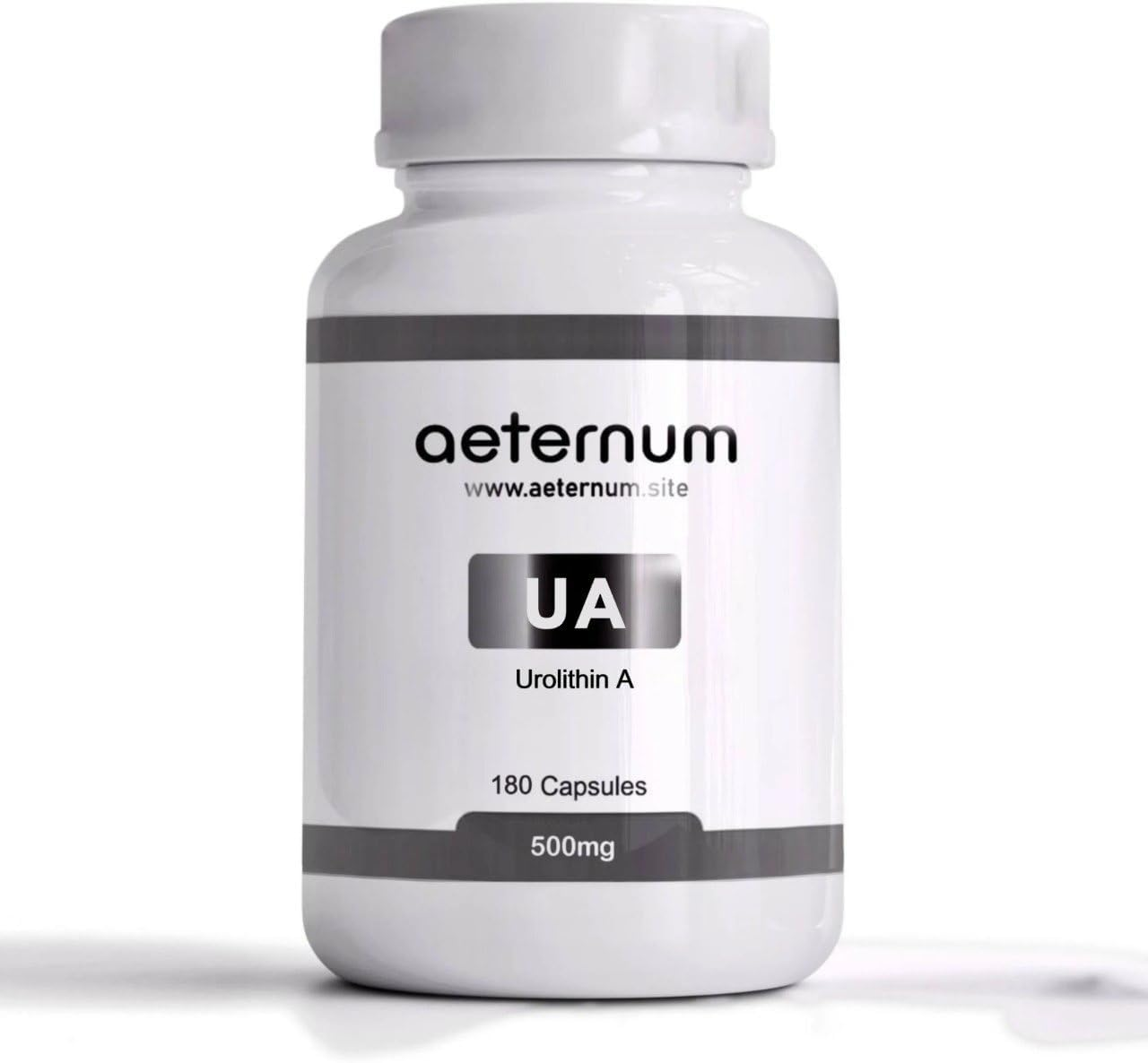 Aeternum Urolithin a Supplement - Pure Urolithin a Supports Energy, Muscle Strength, Mitochondrial Health - 500Mg - 180 Capsules image number 2