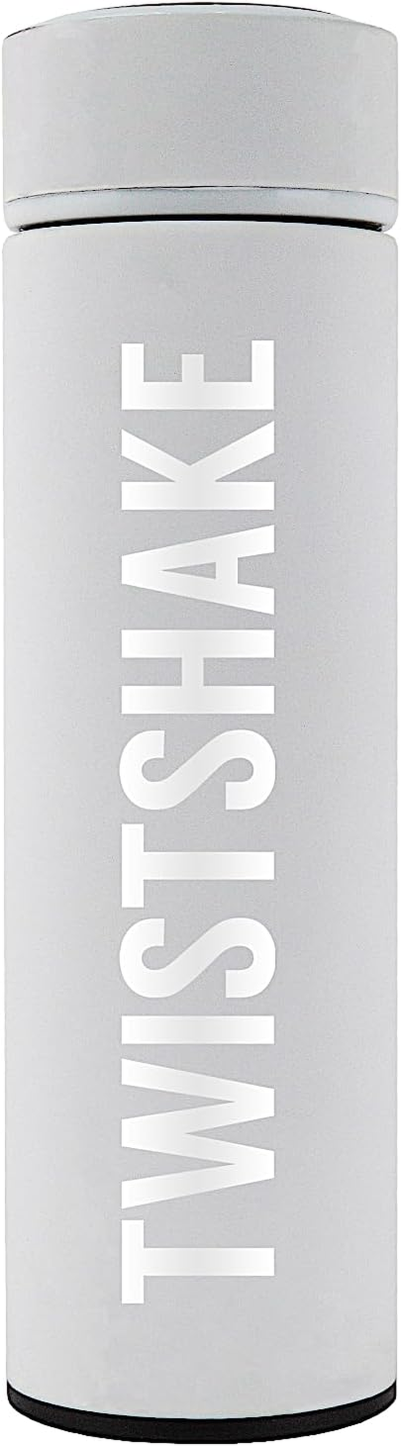 Twistshake Hot or Cold Insulated Flask - 420Ml | Stainless Steel Water Bottle with Double Layer Vacuum | Insulation up to 10 Hours | BPA Free Insulated Thermos | Pastel Blue